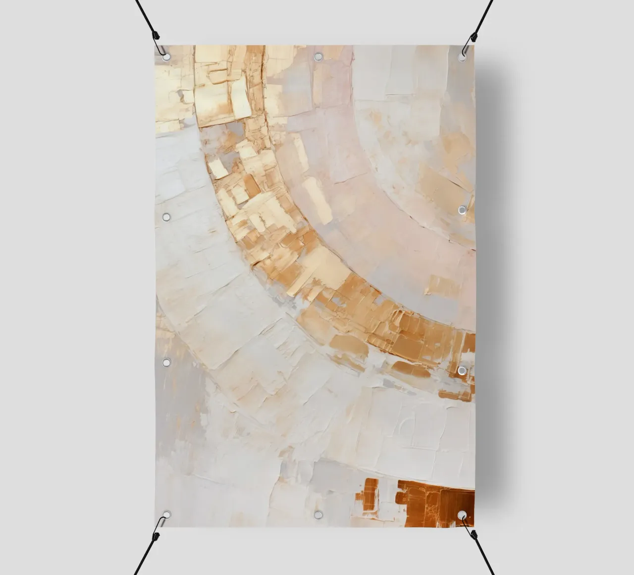 ABSTRACT ART Il tempo vola telo in pvc da Melanie Viola