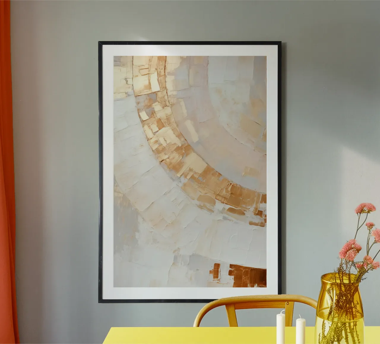 ABSTRACT ART Il tempo vola carta hahnemühle da Melanie Viola