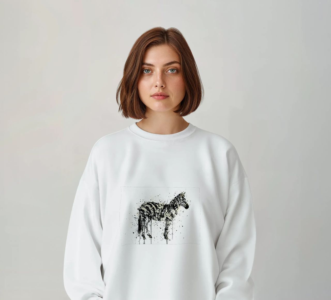 Watercolor Zebra felpa da Allaire