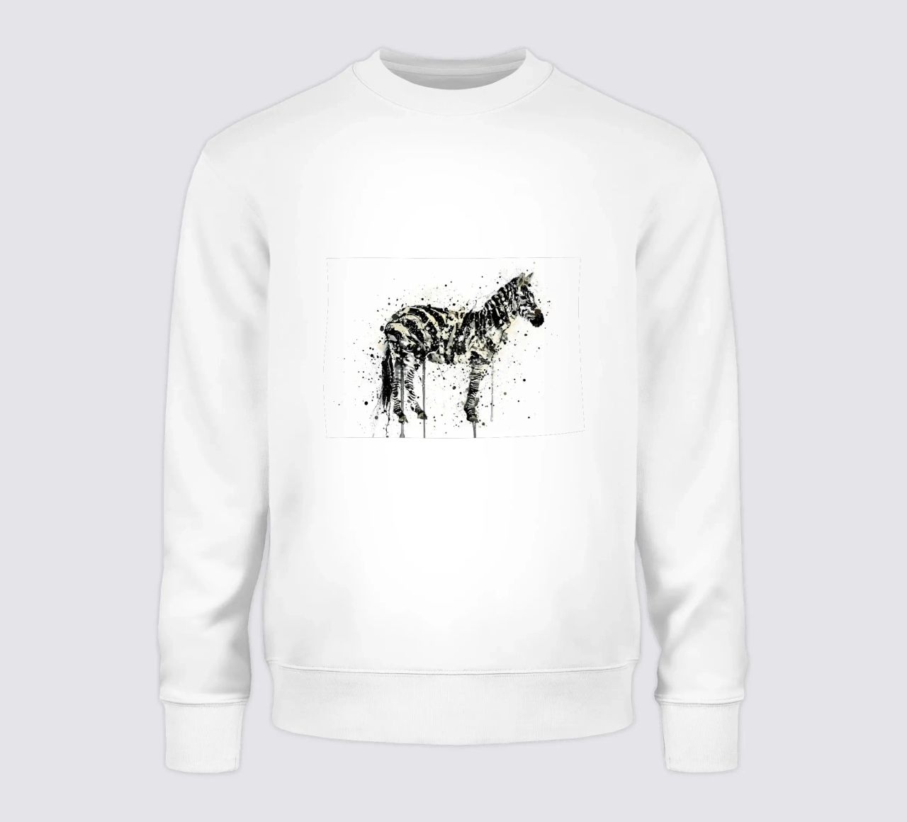 Watercolor Zebra felpa da Allaire