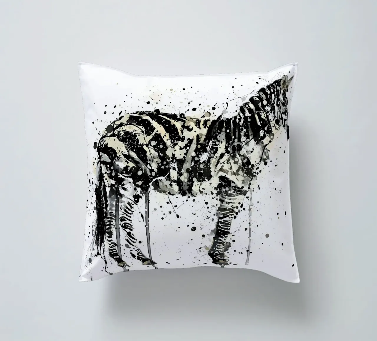Watercolor Zebra cuscino da Allaire