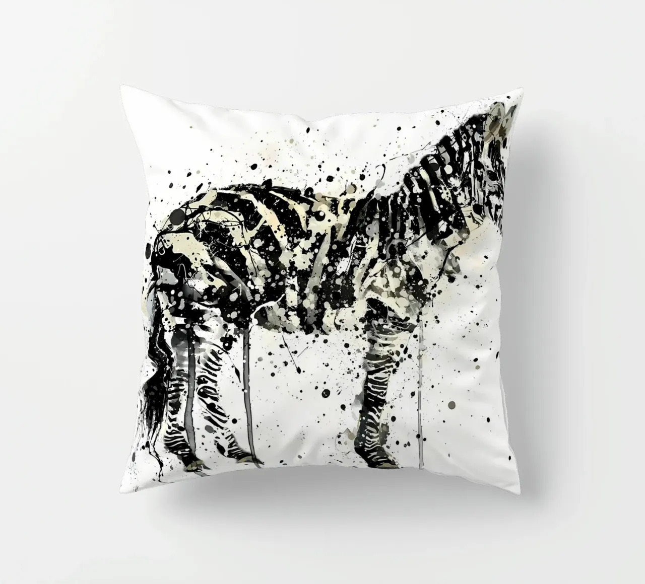 Watercolor Zebra cuscino da Allaire