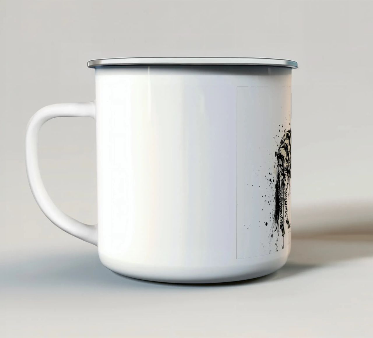 Watercolor Zebra tazza in smalto da Allaire