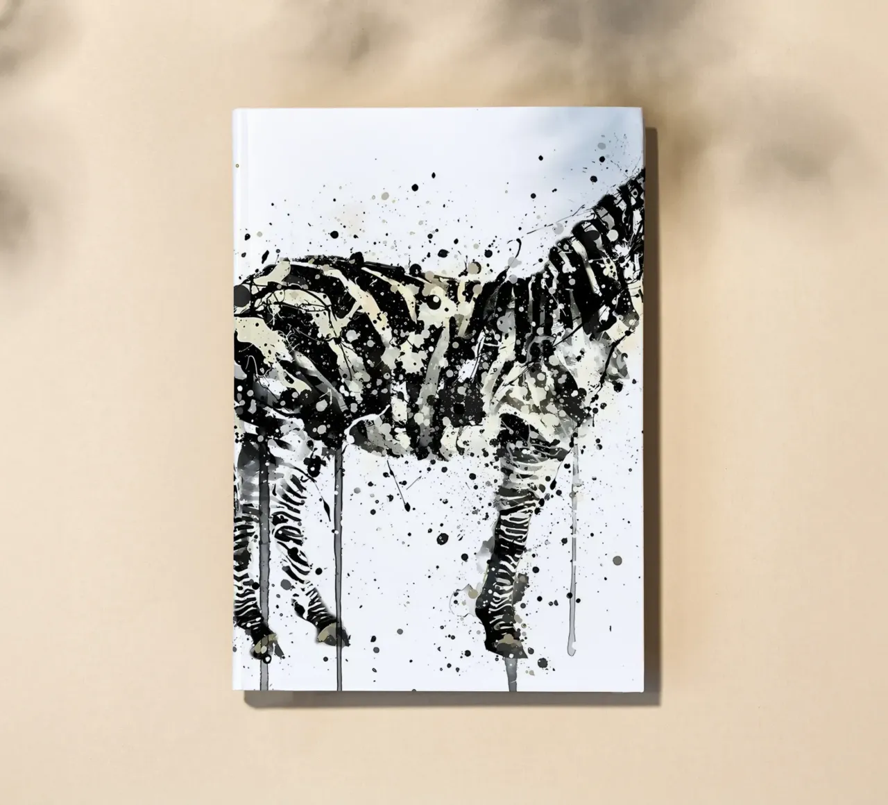 Watercolour Zebra notebook by Allaire