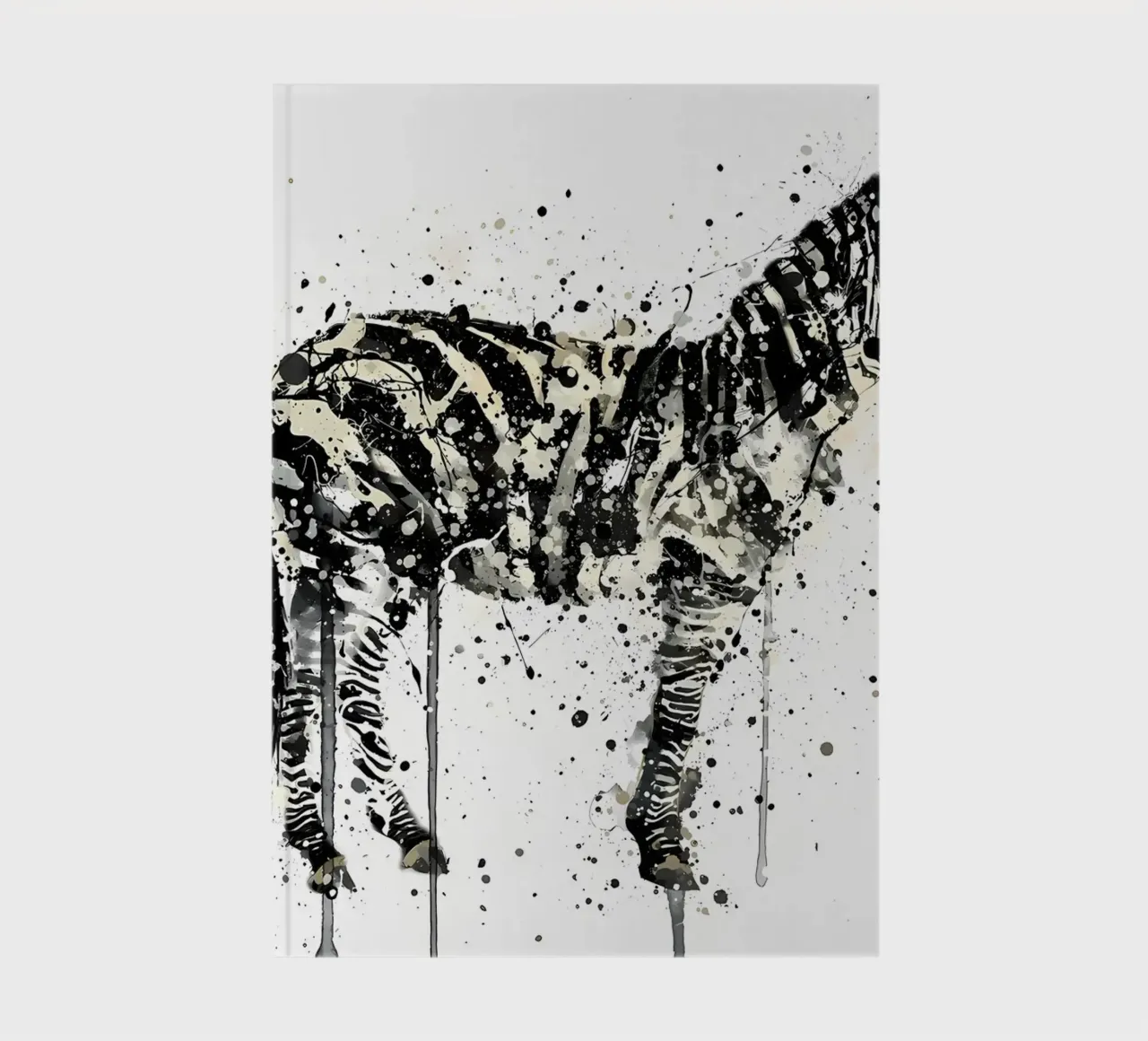 Watercolour Zebra notebook by Allaire