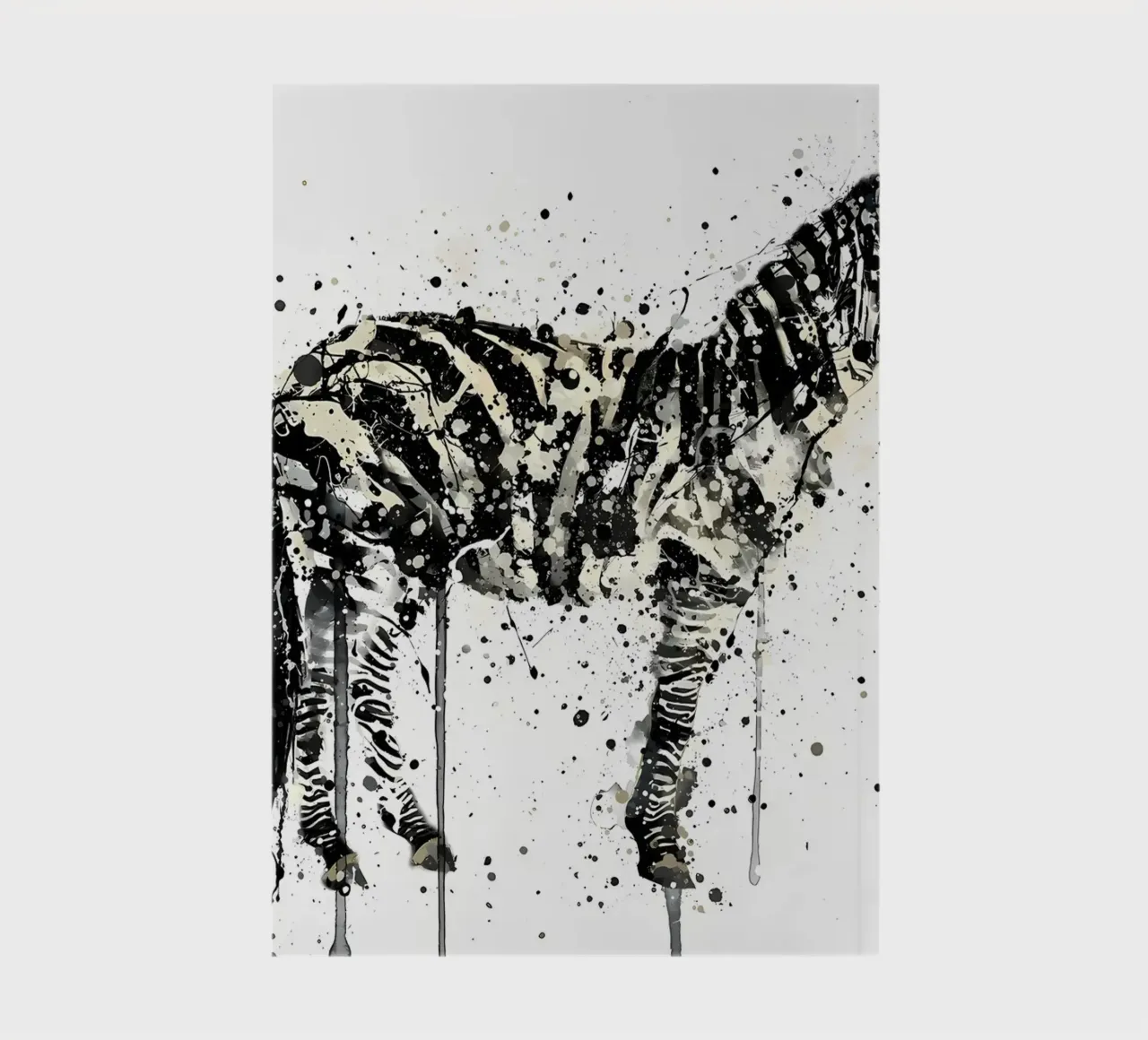 Watercolour Zebra notebook by Allaire