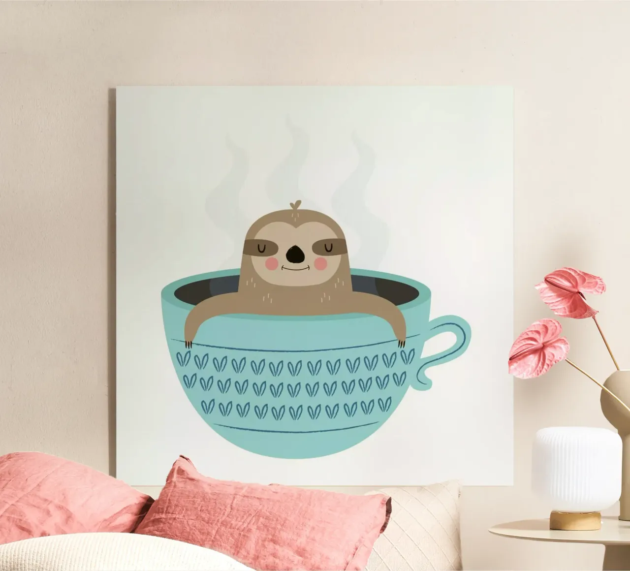 Sloth in A Cup plexiglass da Karin Bijlsma