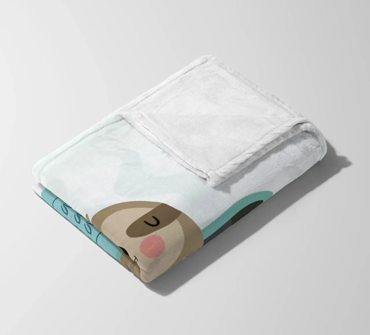 Sloth in A Cup coperta in pile da Karin Bijlsma