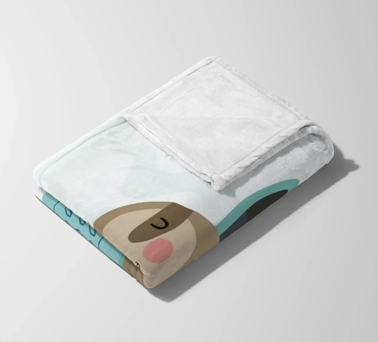 Sloth in A Cup coperta in pile da Karin Bijlsma