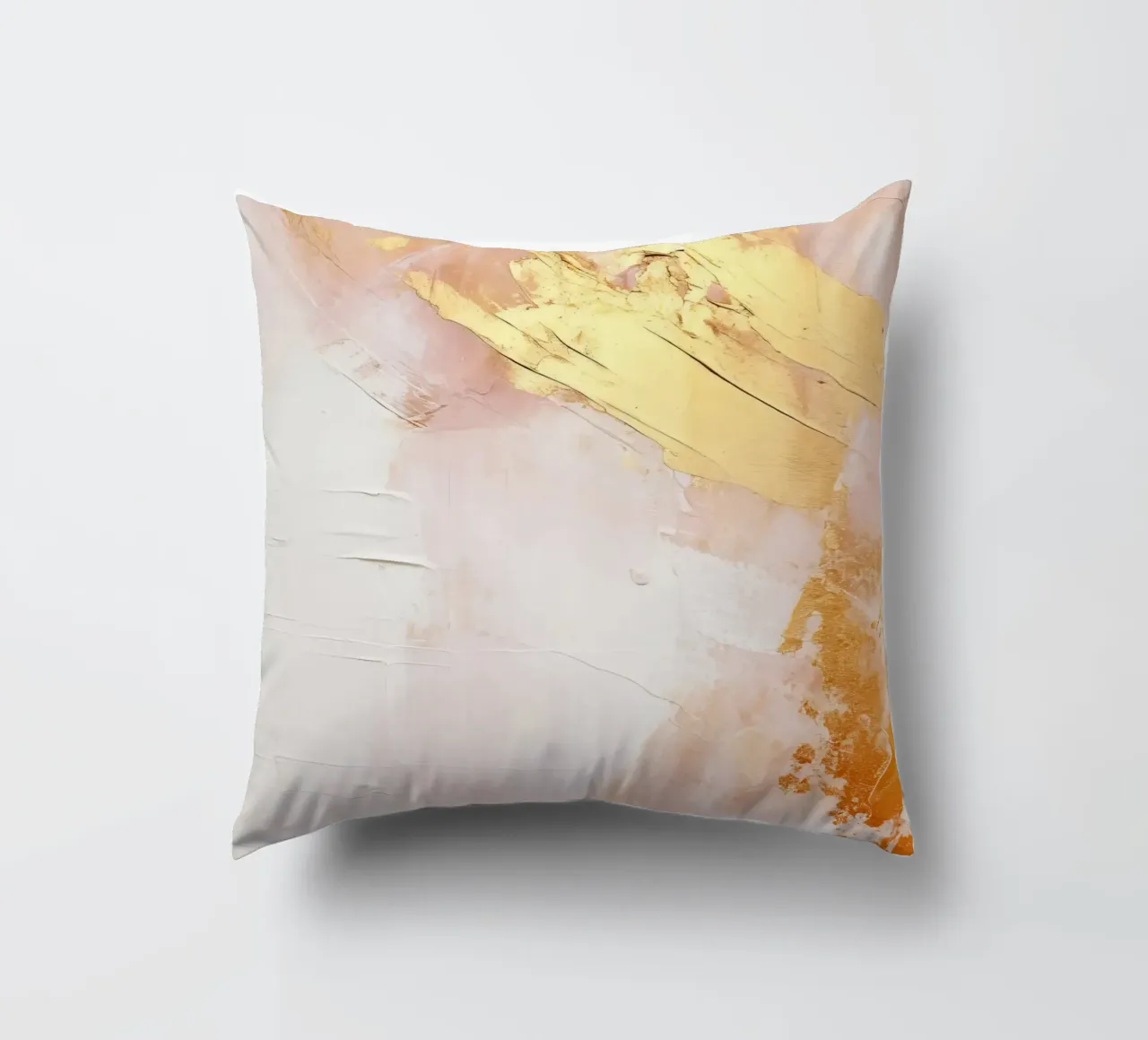ABSTRAKTE KUNST Tempi d'oro cuscino da Melanie Viola