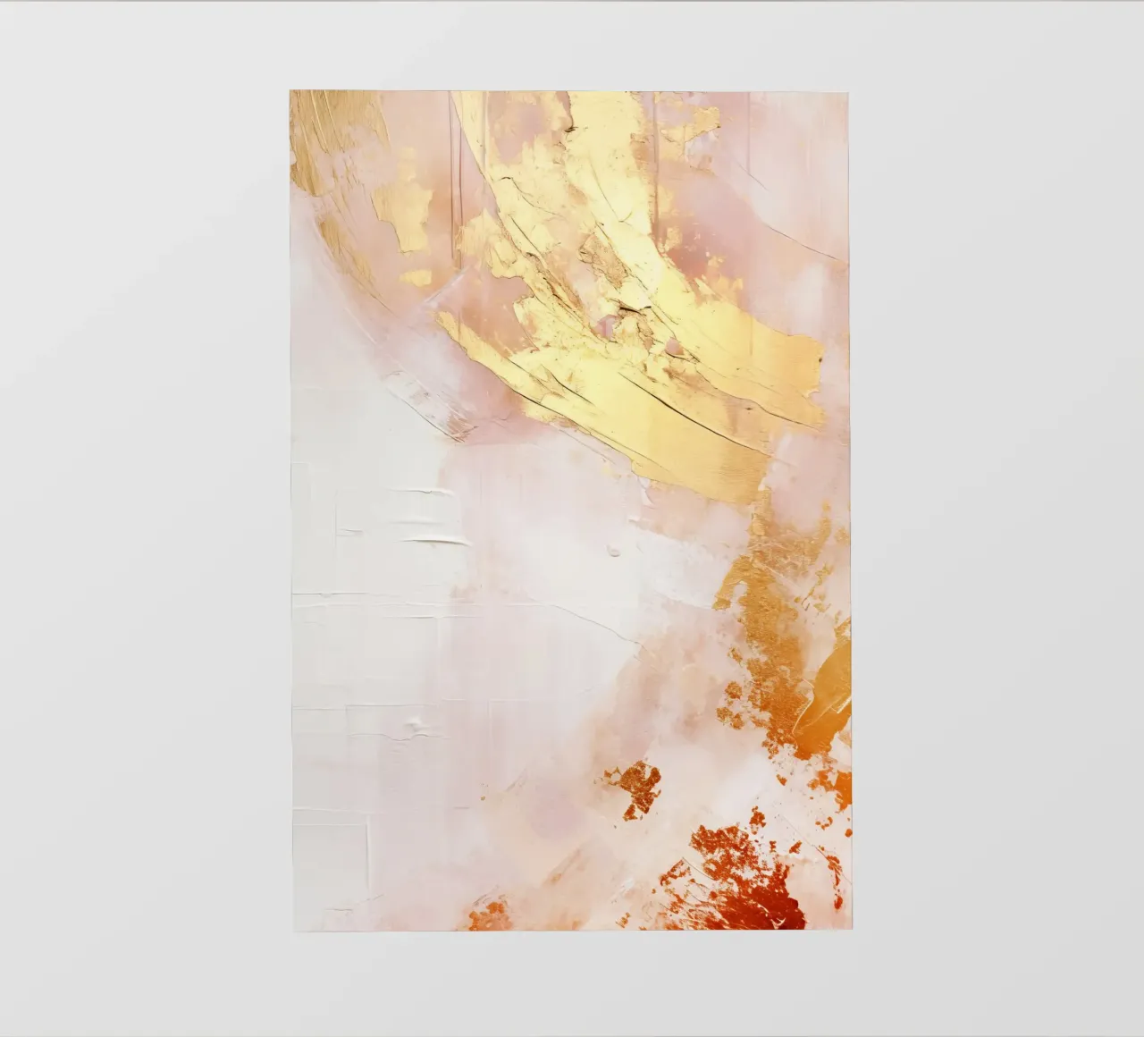 ABSTRAKTE KUNST Tempi d'oro telo in pvc da Melanie Viola