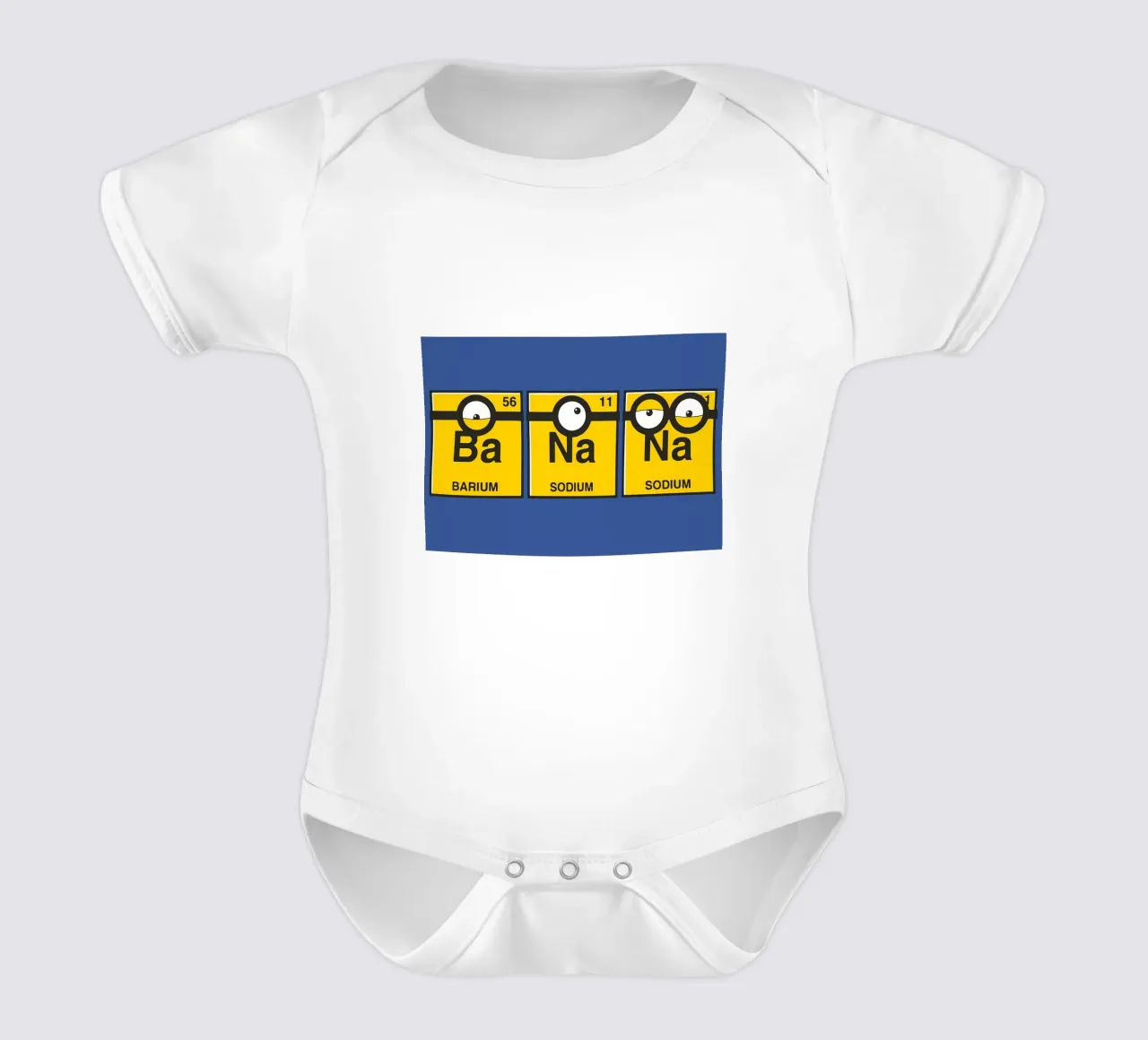 BANANA body neonato maniche corte da Delaplane