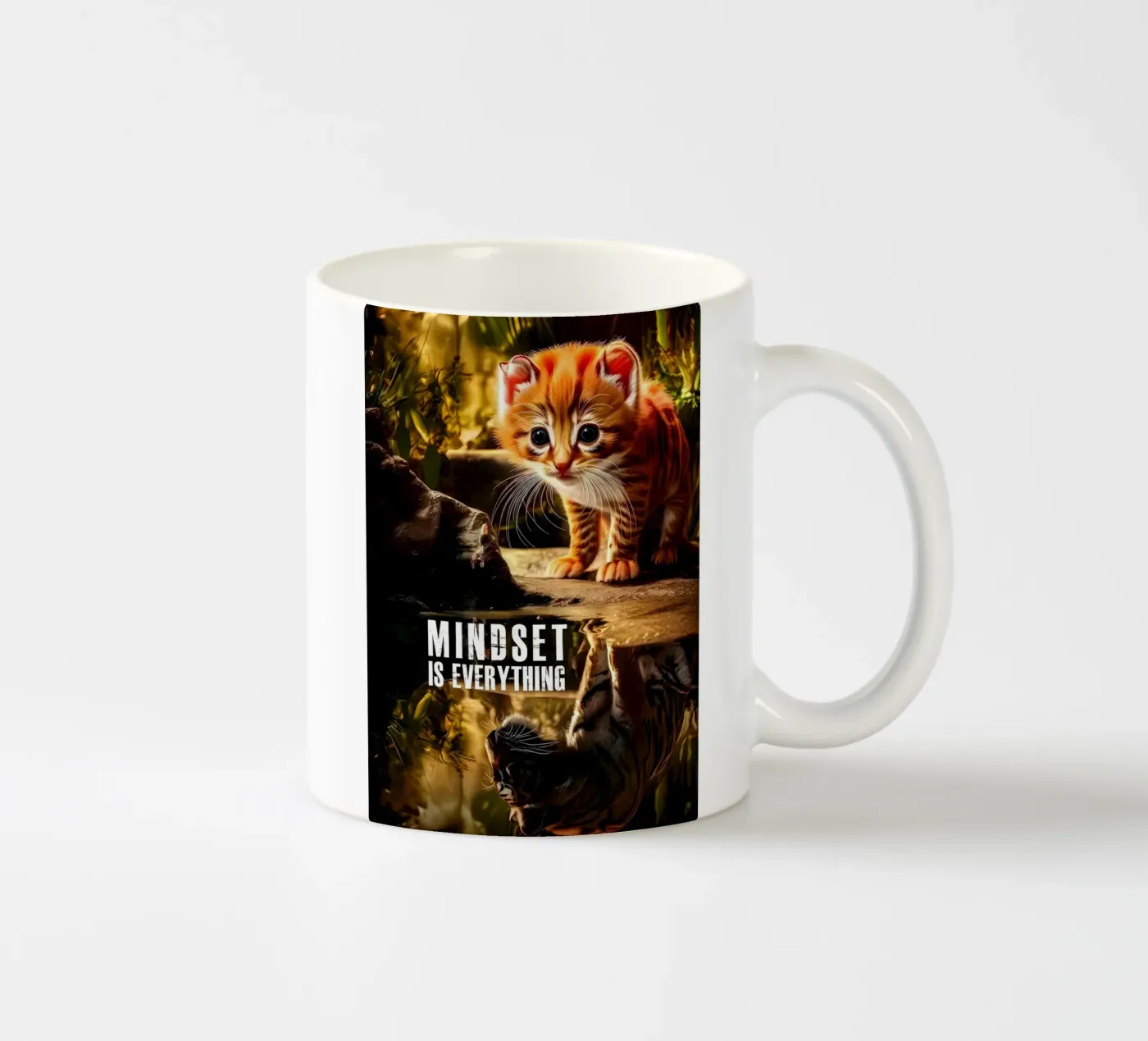 La mentalità è tutto tazza in ceramica da Mikesell