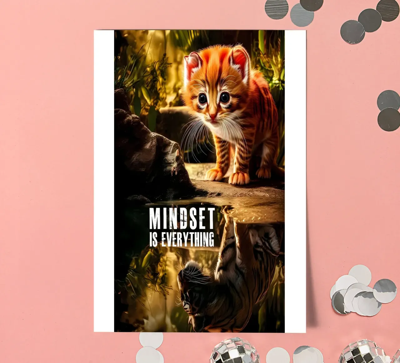 L'état d'esprit est essentiel planche autocollant de Mikesell