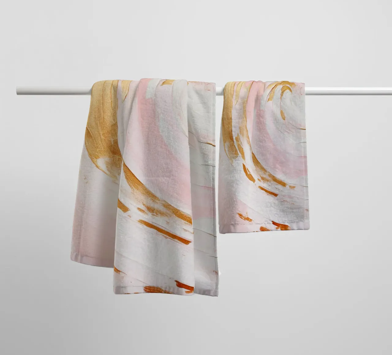 ABSTRACT ART Motivating force towel by Melanie Viola