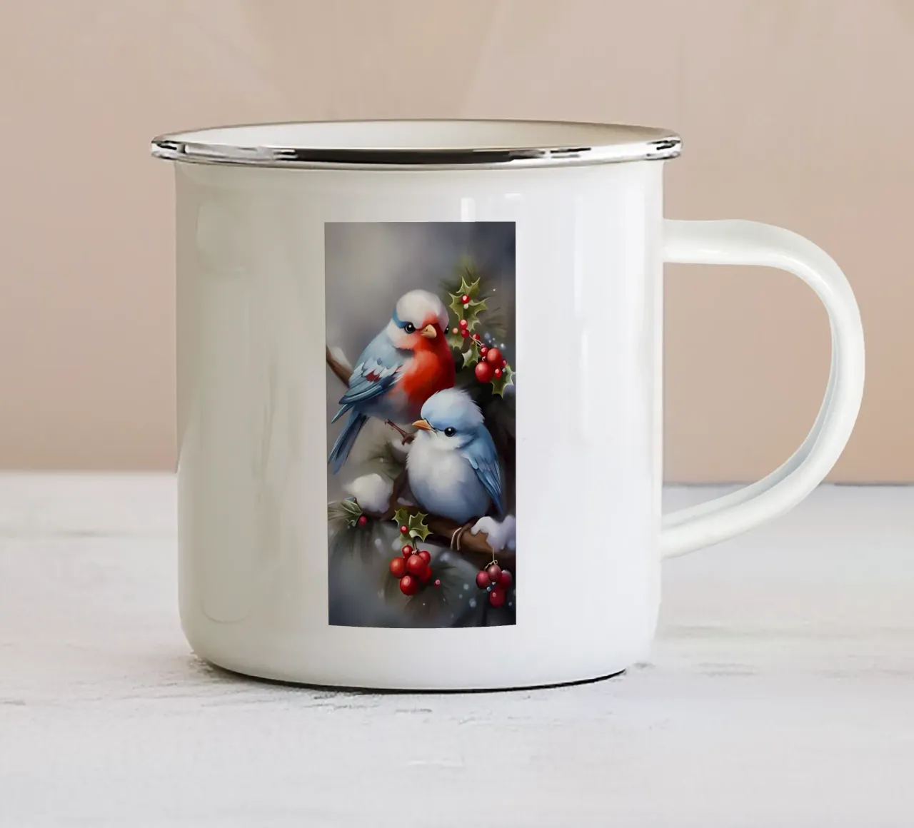 Poster minimalista 89 tazza in smalto da Kadynce
