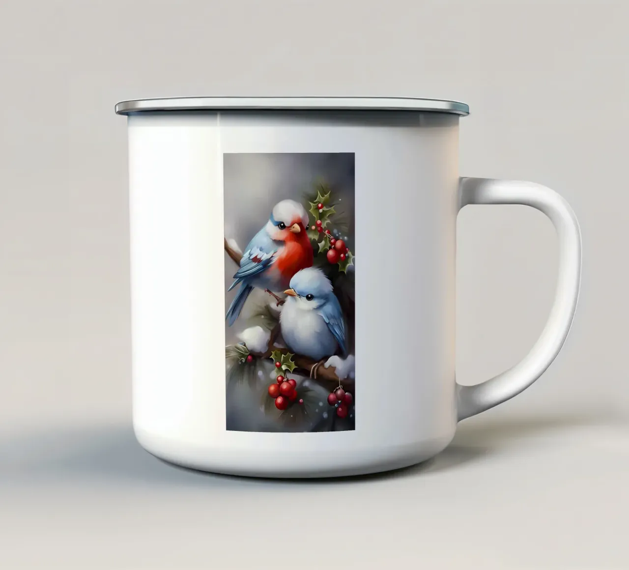 Poster minimalista 89 tazza in smalto da Kadynce