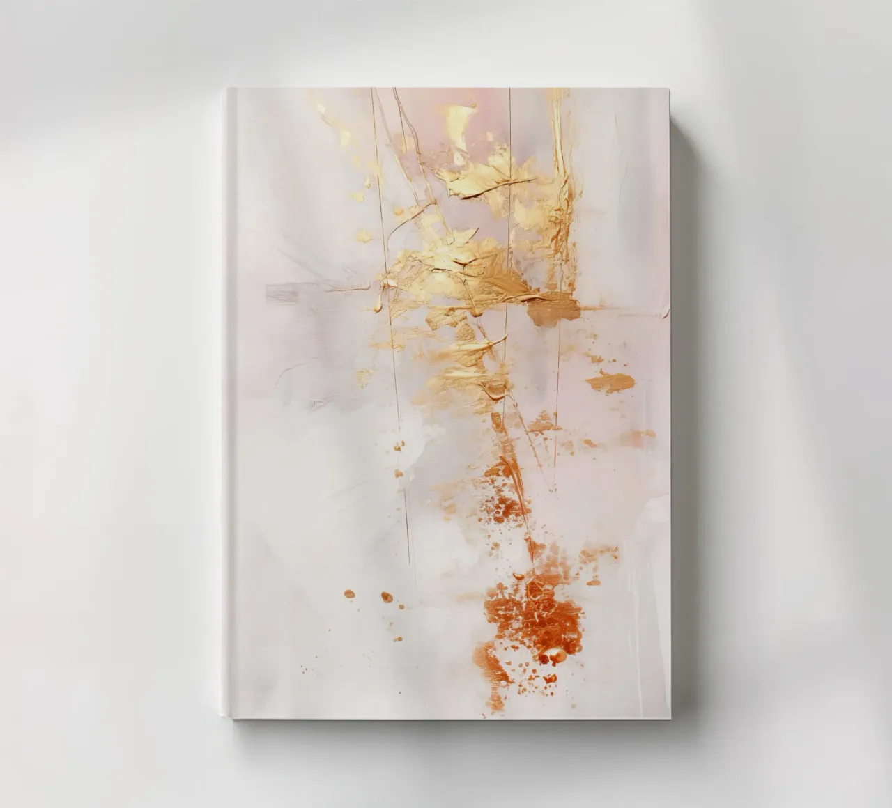 ABSTRACT ART Flash of inspiration notebook by Melanie Viola