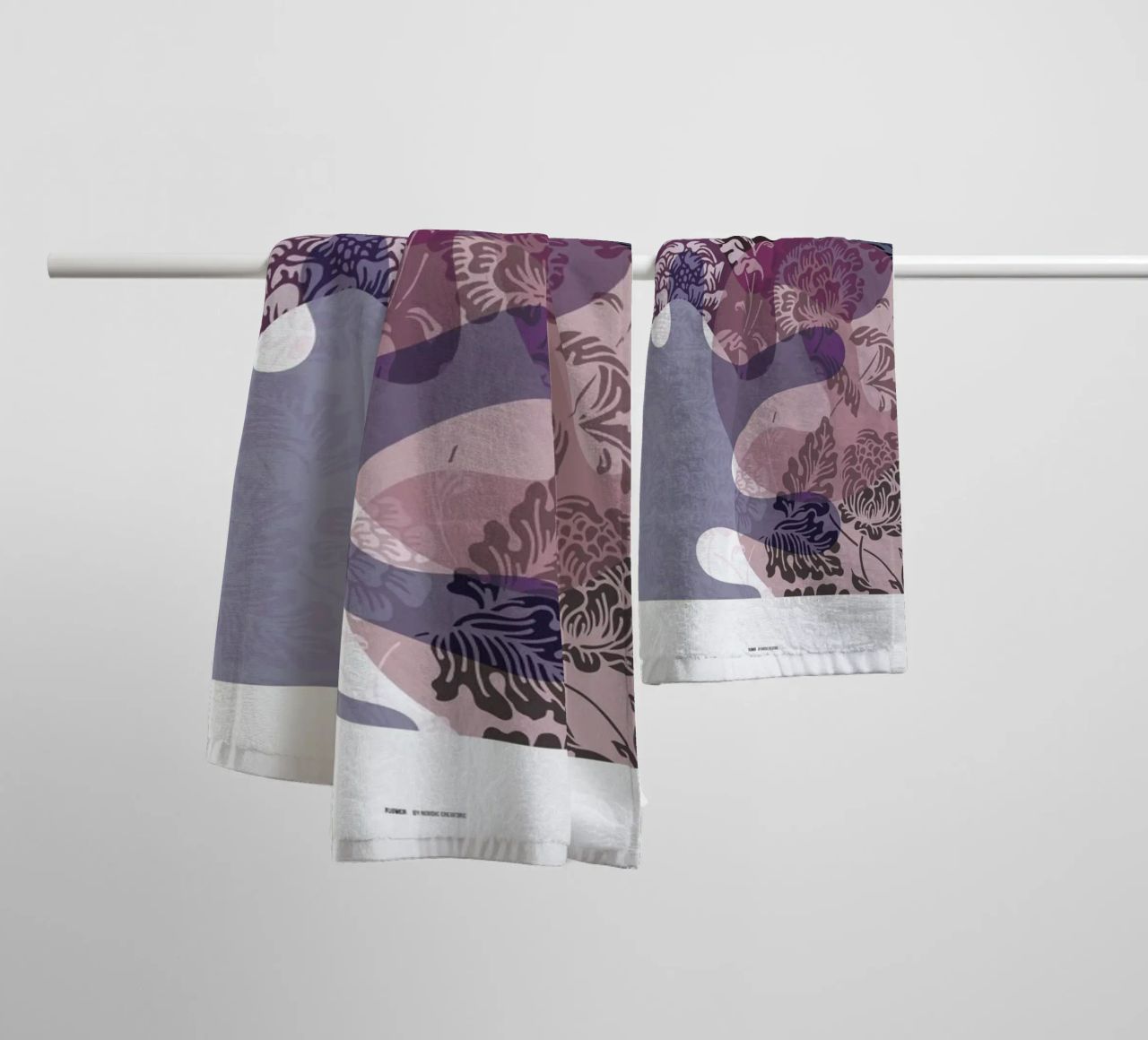 Flower asciugamano da bagno da Nordic Creators