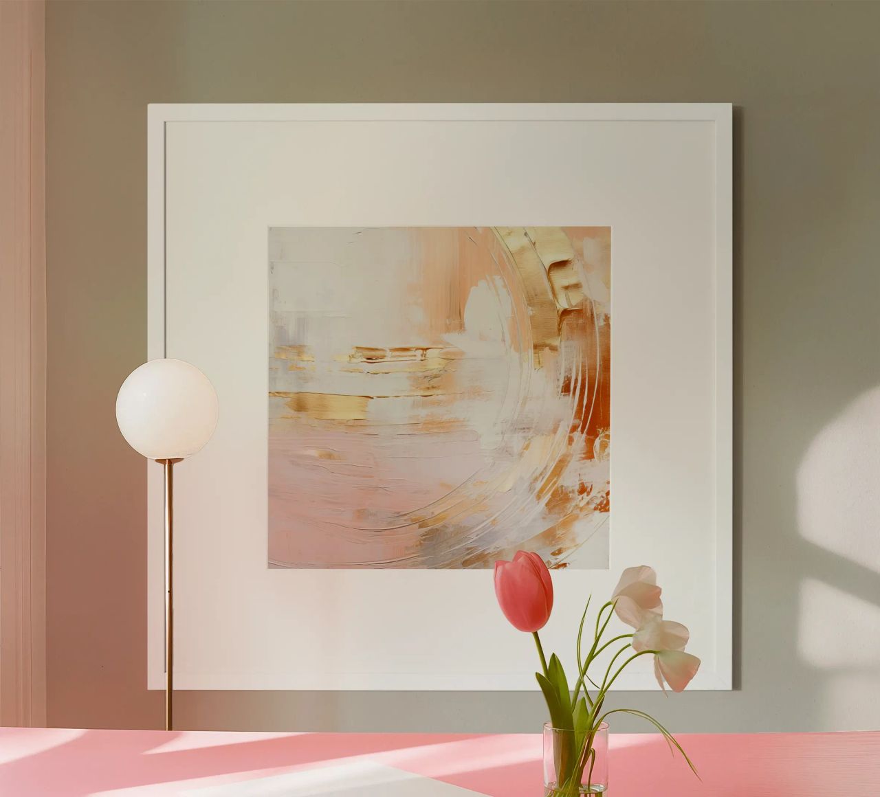ABSTRACT ART Uno sguardo al futuro poster da Melanie Viola