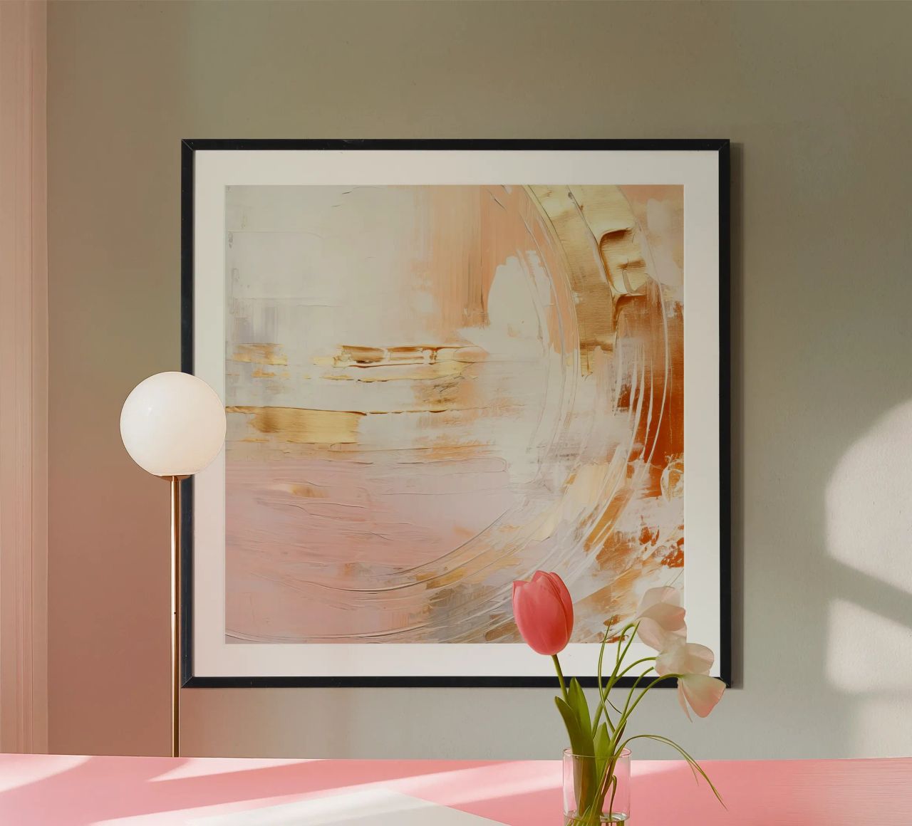 ABSTRACT ART Uno sguardo al futuro poster da Melanie Viola