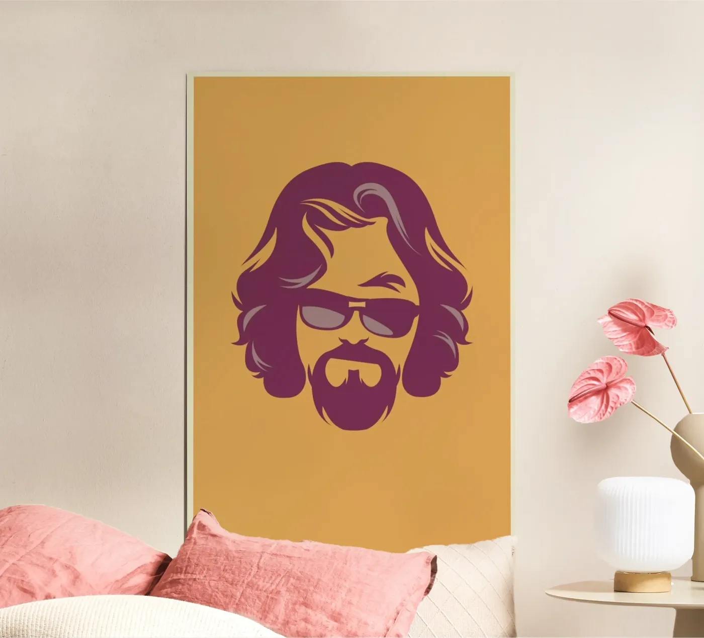 The Dude poster van Bruno Morphet