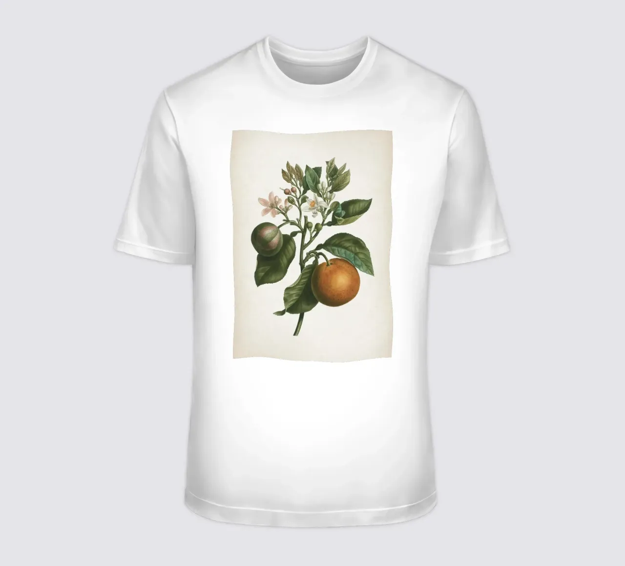 Vintage Redouté 1 Citrus Bigaradia t-shirt da Vintage Print Collection