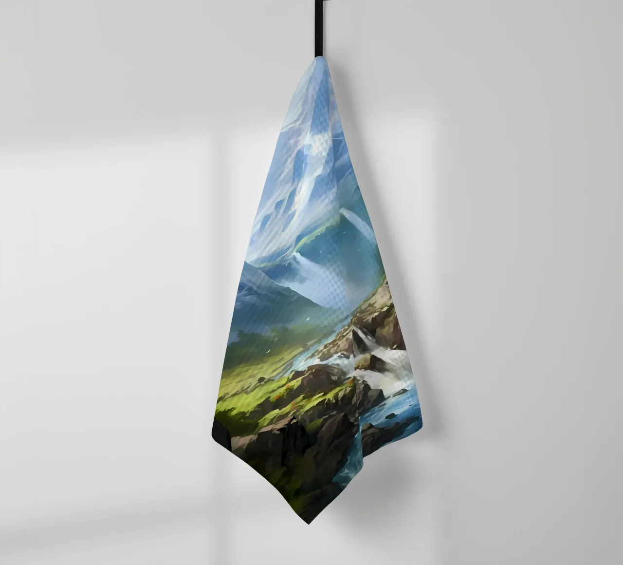 Arte del paesaggio a cascata canovaccio da cucina da Mikesell