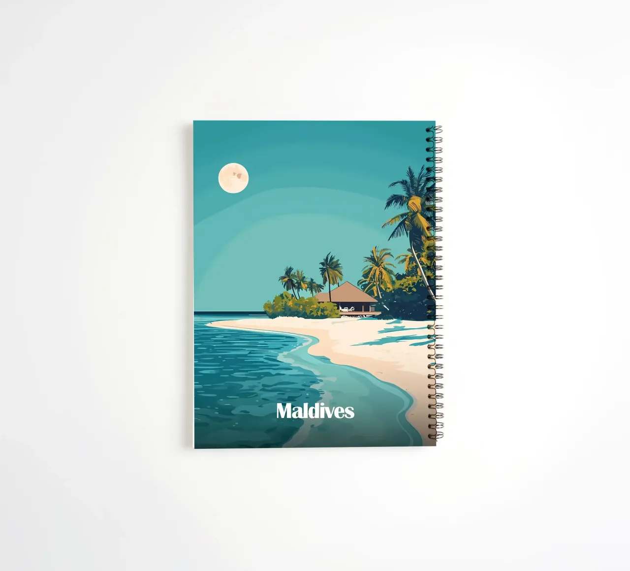 Isola Paradiso delle Maldive diario ad anelli da Ginnery