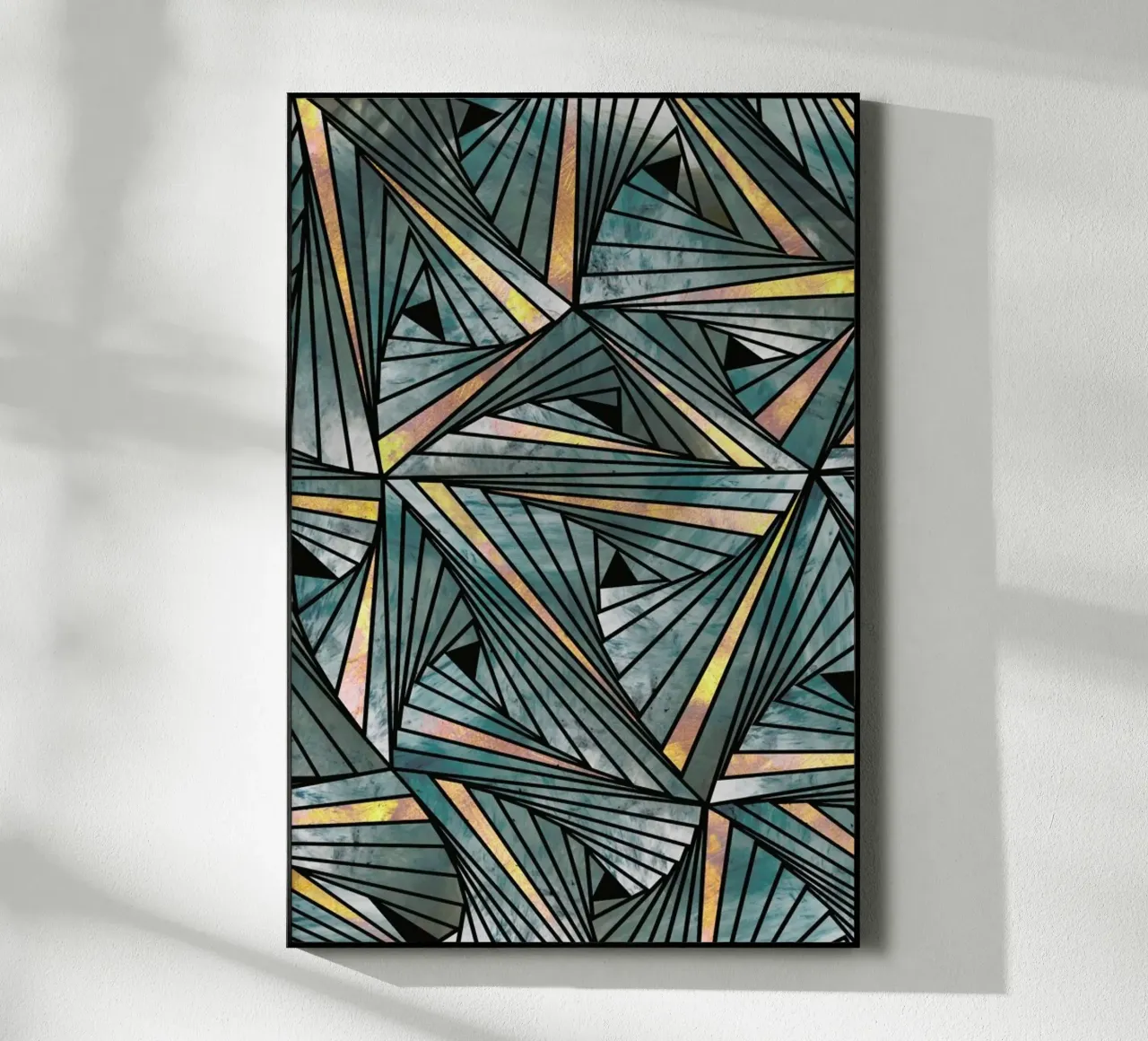 Grey and Gold Mesh plexiglass da Angelo Cerantola