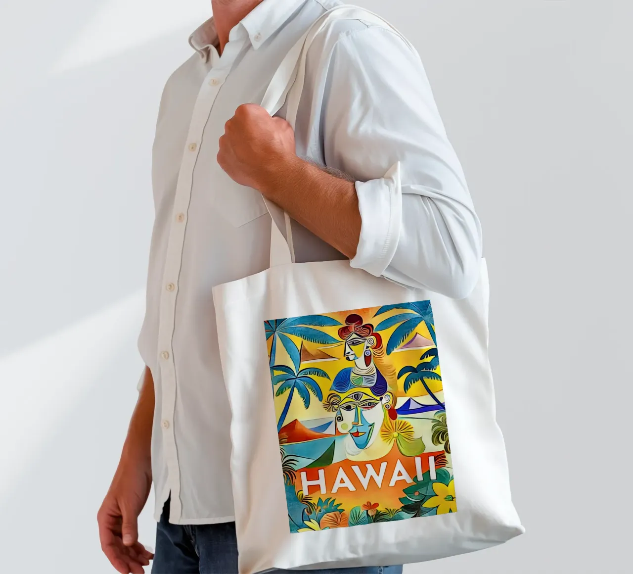 Hawaii, giramondo borsa in juta da ZAMART