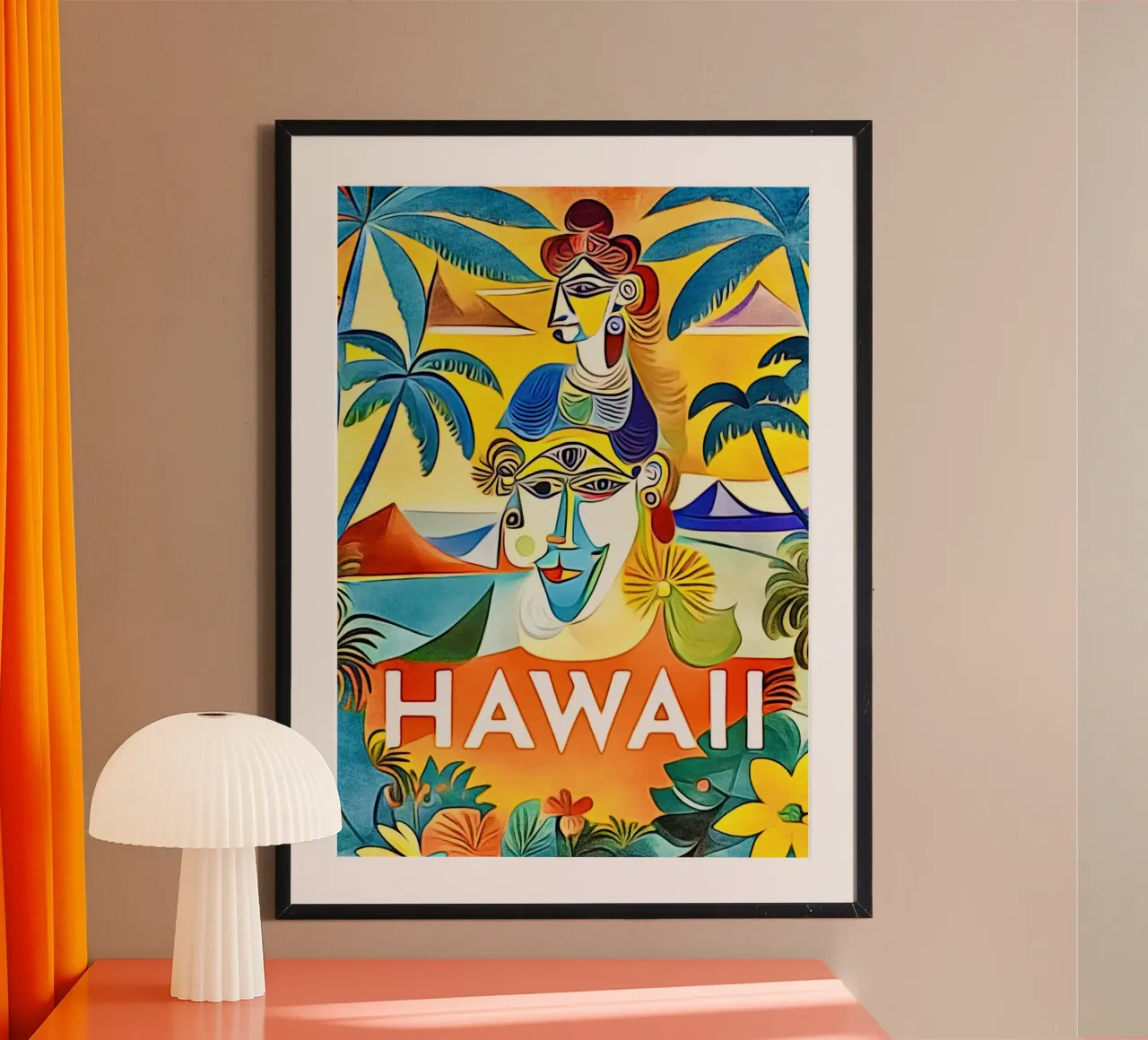 Hawaii, giramondo carta hahnemühle da ZAMART