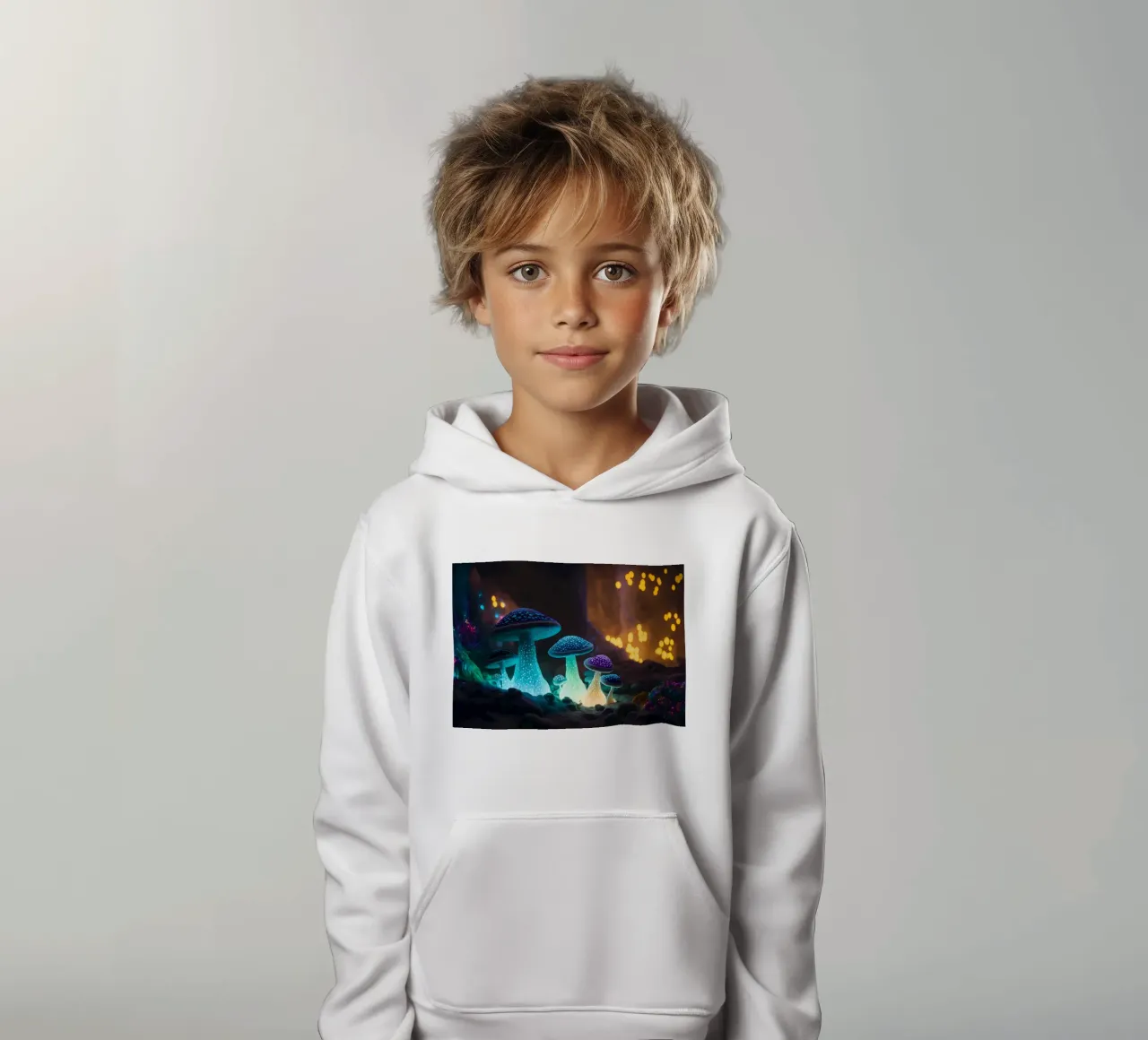 Champignon magique sweat à capuche enfant de Delaplane