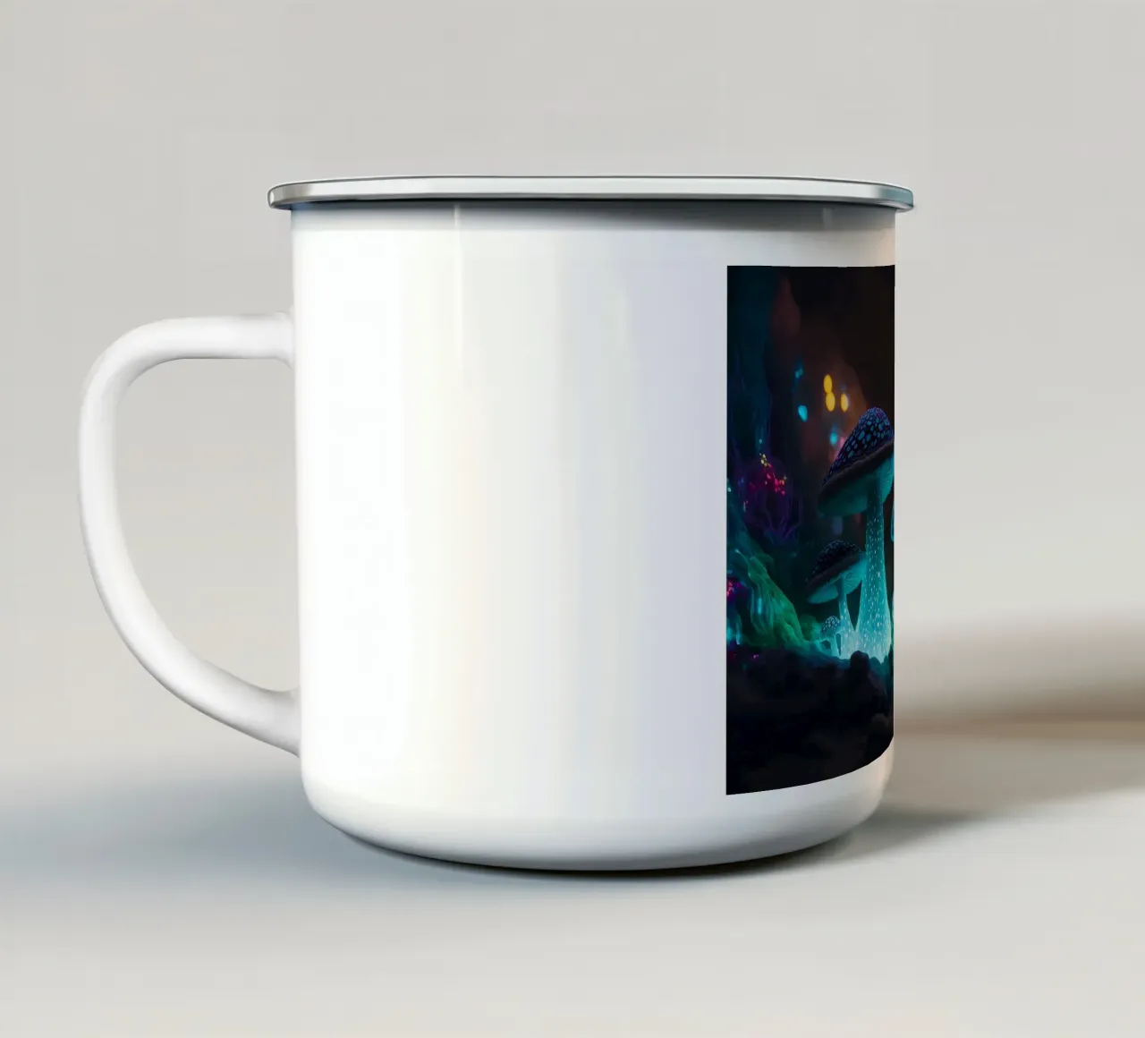 Fungo magico tazza in smalto da Delaplane