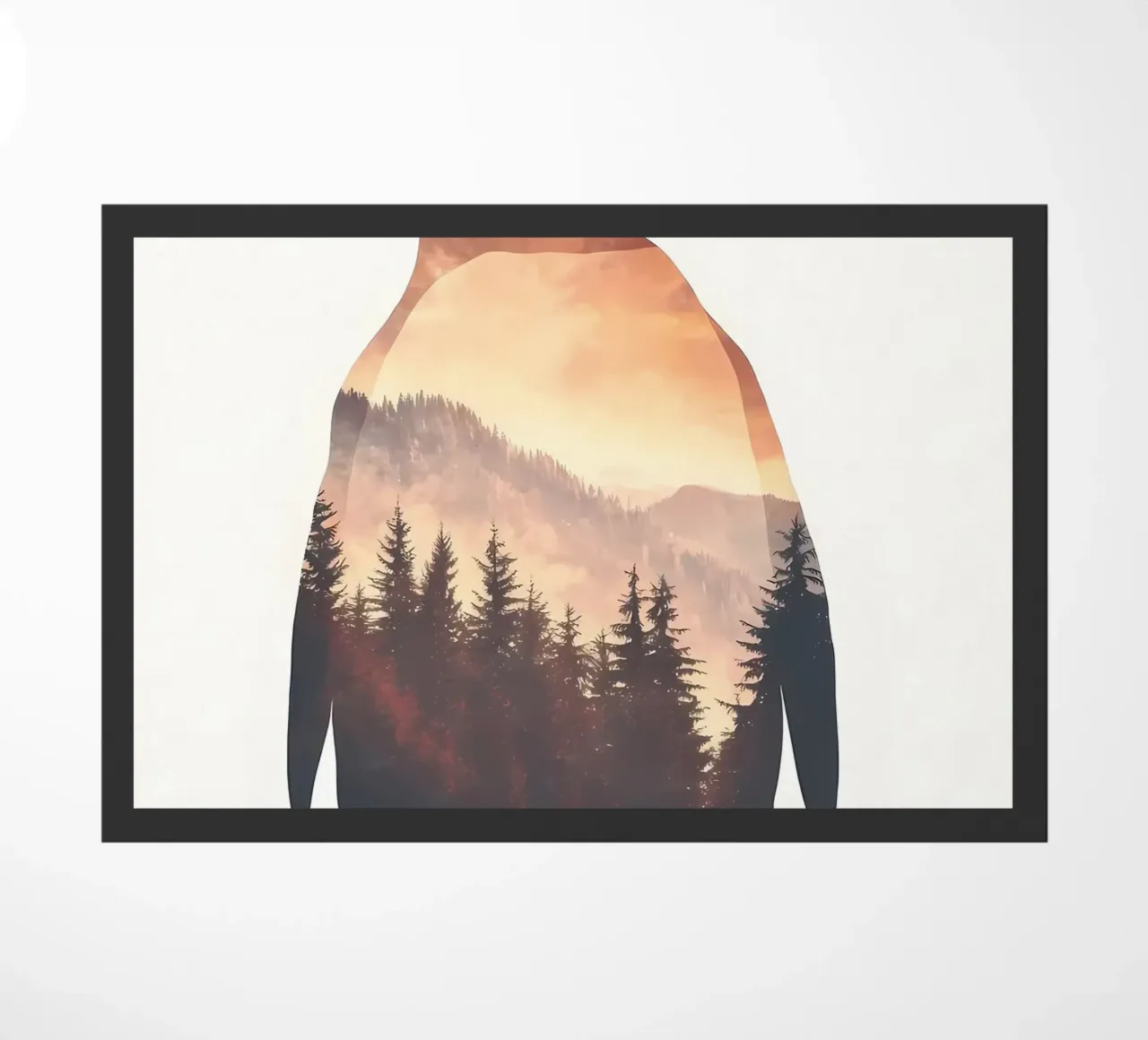 Tramonto della foresta dei pinguini zerbino da Ginnery