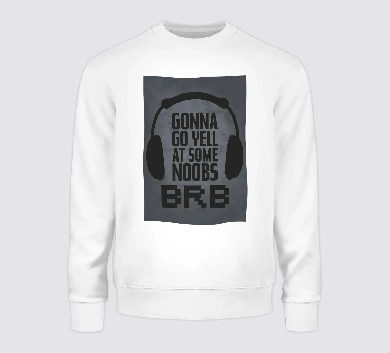 Urlare ai noob BRB felpa da Bassy