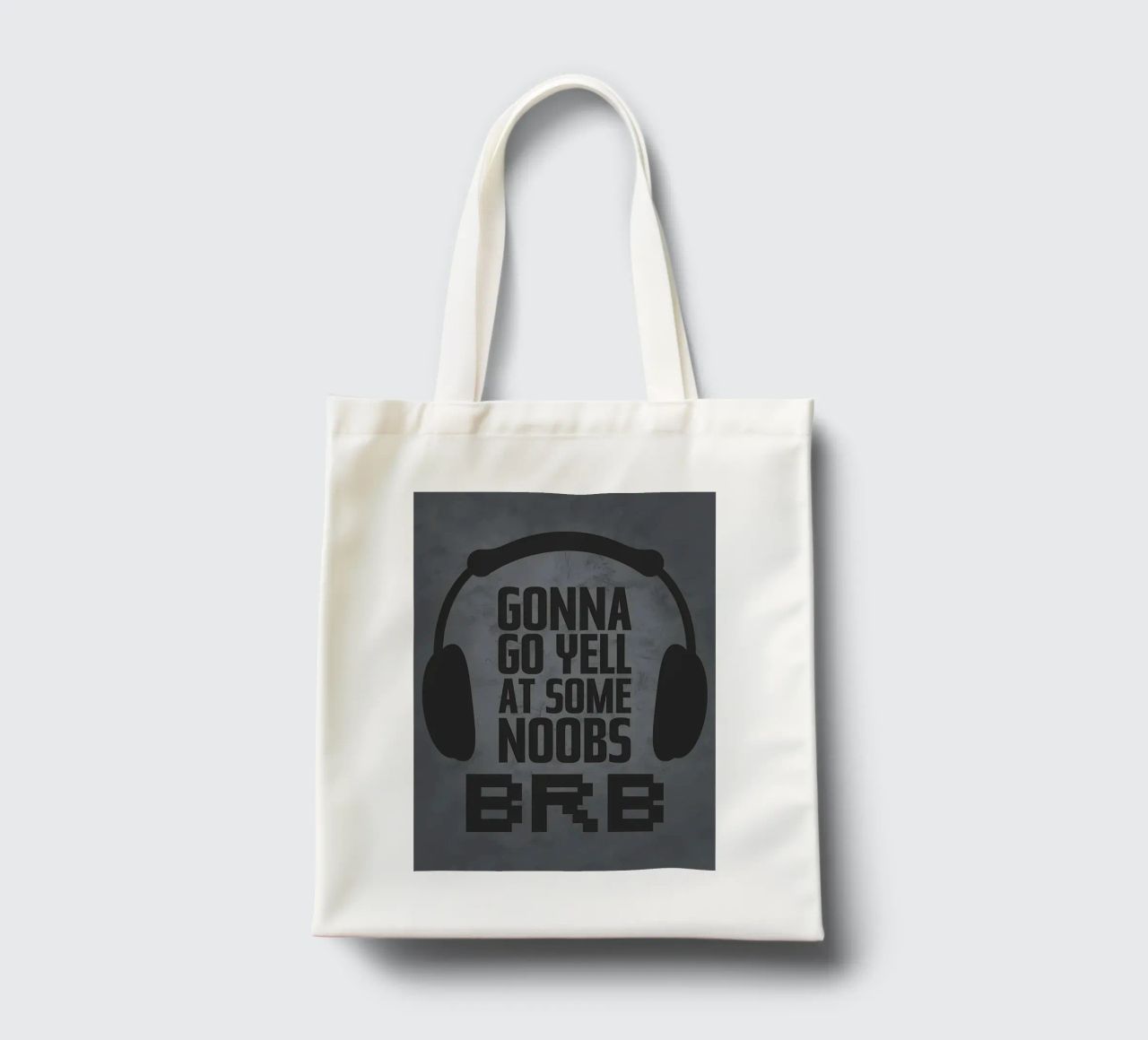 Urlare ai noob BRB borsa in juta da Bassy