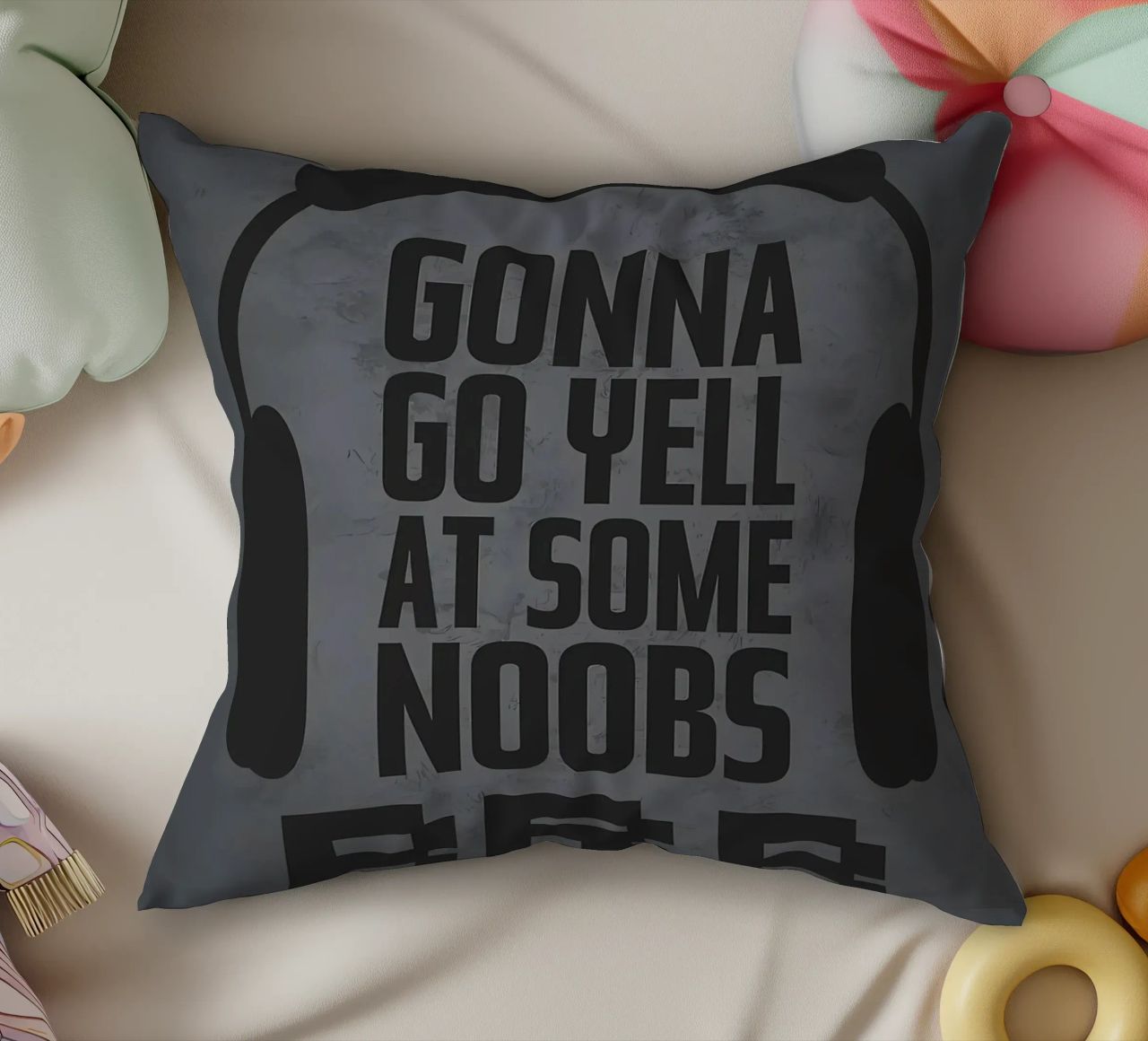 Urlare ai noob BRB cuscino da Bassy