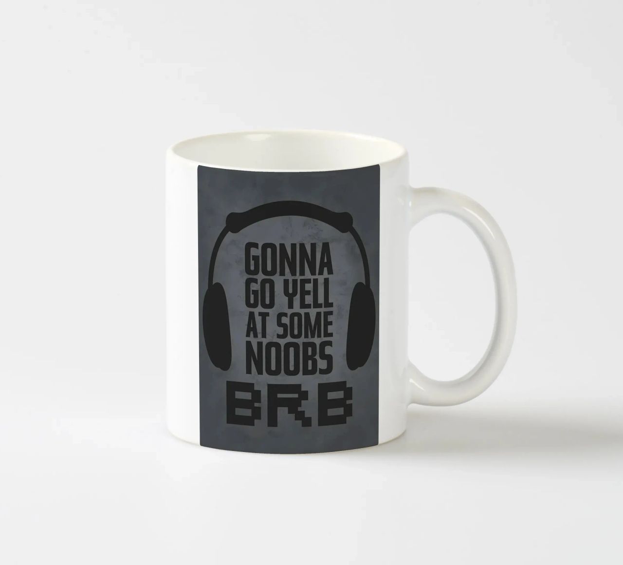 Urlare ai noob BRB tazza in ceramica da Bassy