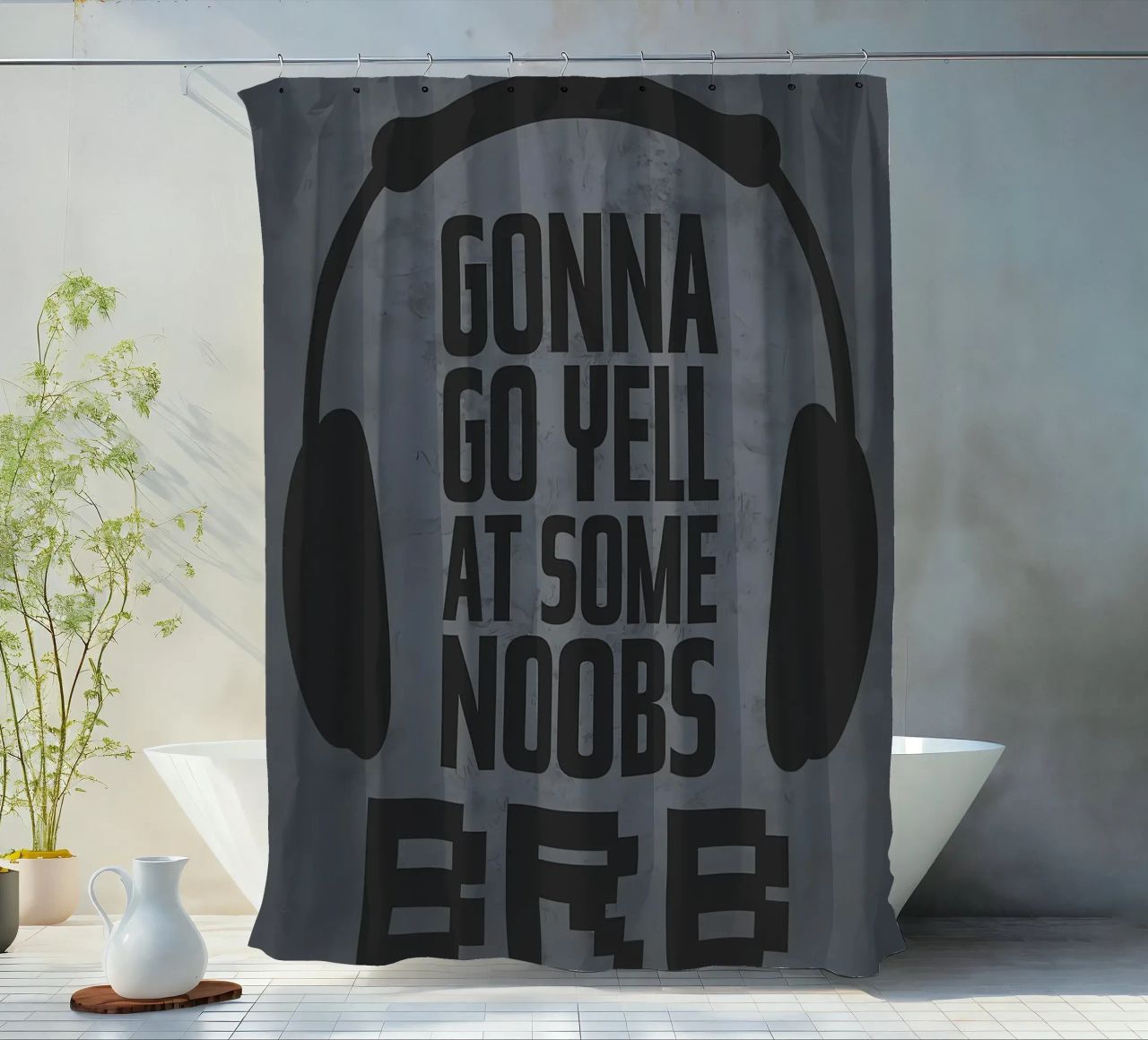 Urlare ai noob BRB tenda da doccia da Bassy