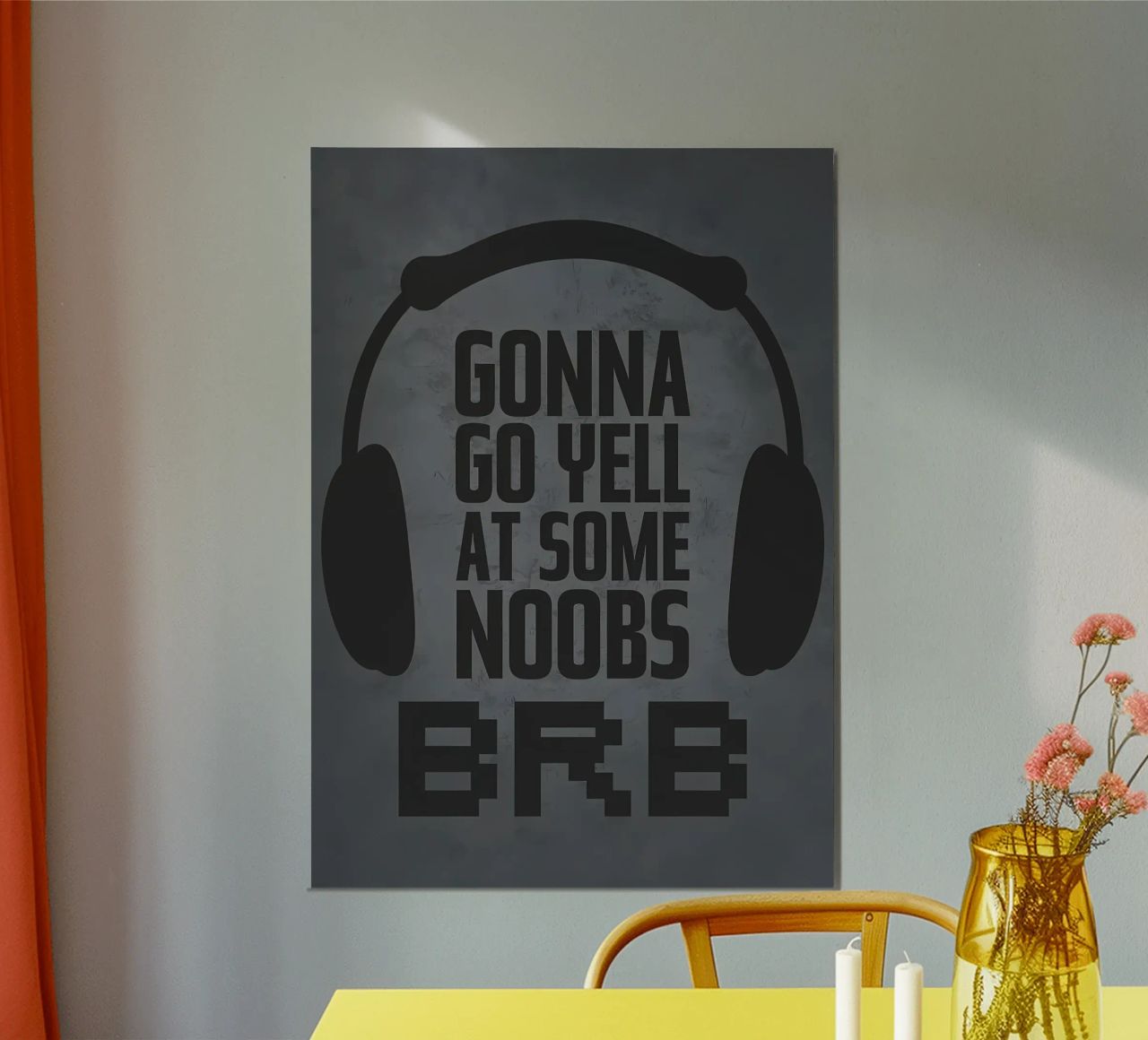 Urlare ai noob BRB alluminio dibond da Bassy