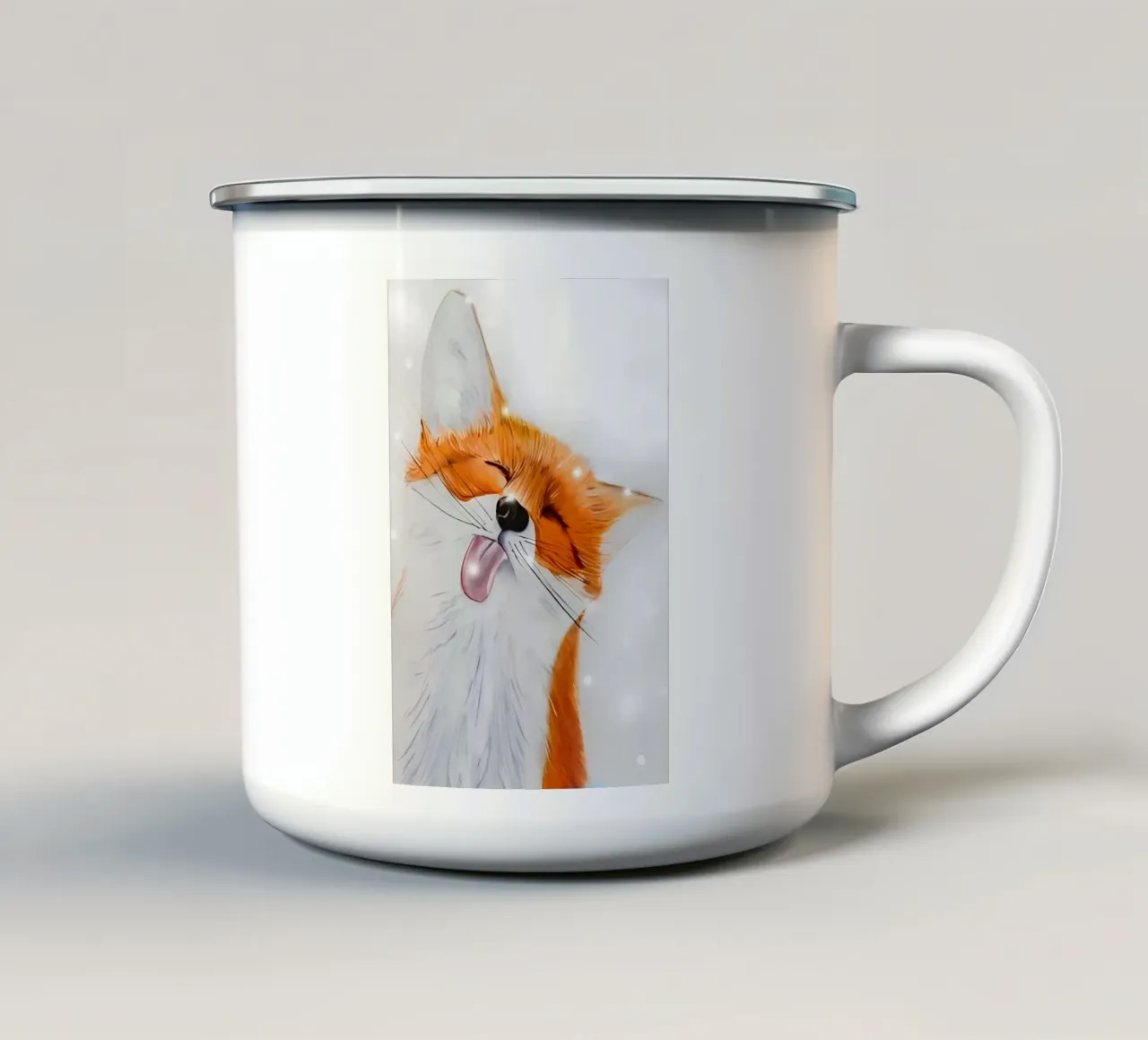 Poster minimalista 93 tazza in smalto da Kadynce