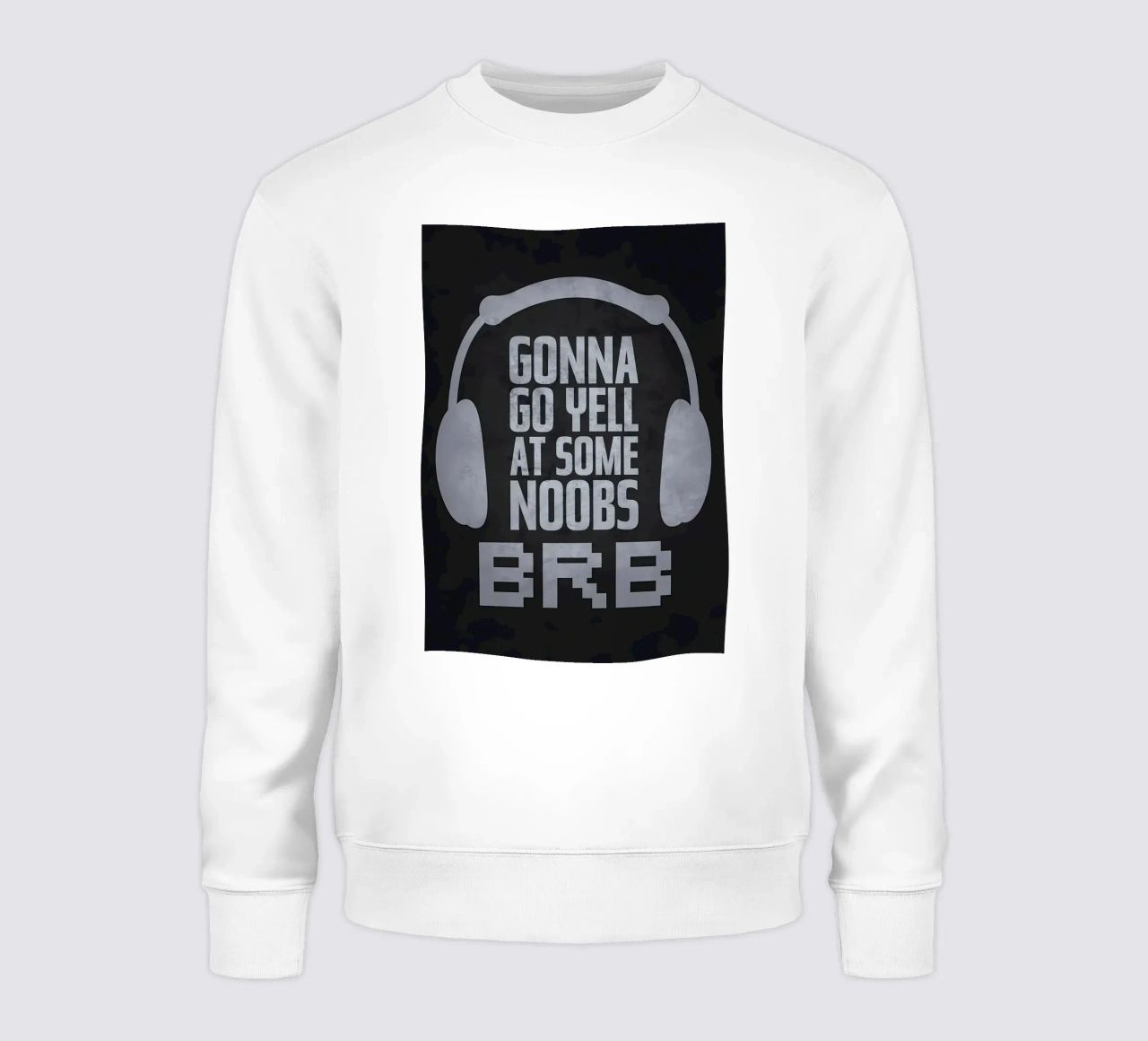 Urlare ai noob BRB felpa da Bassy