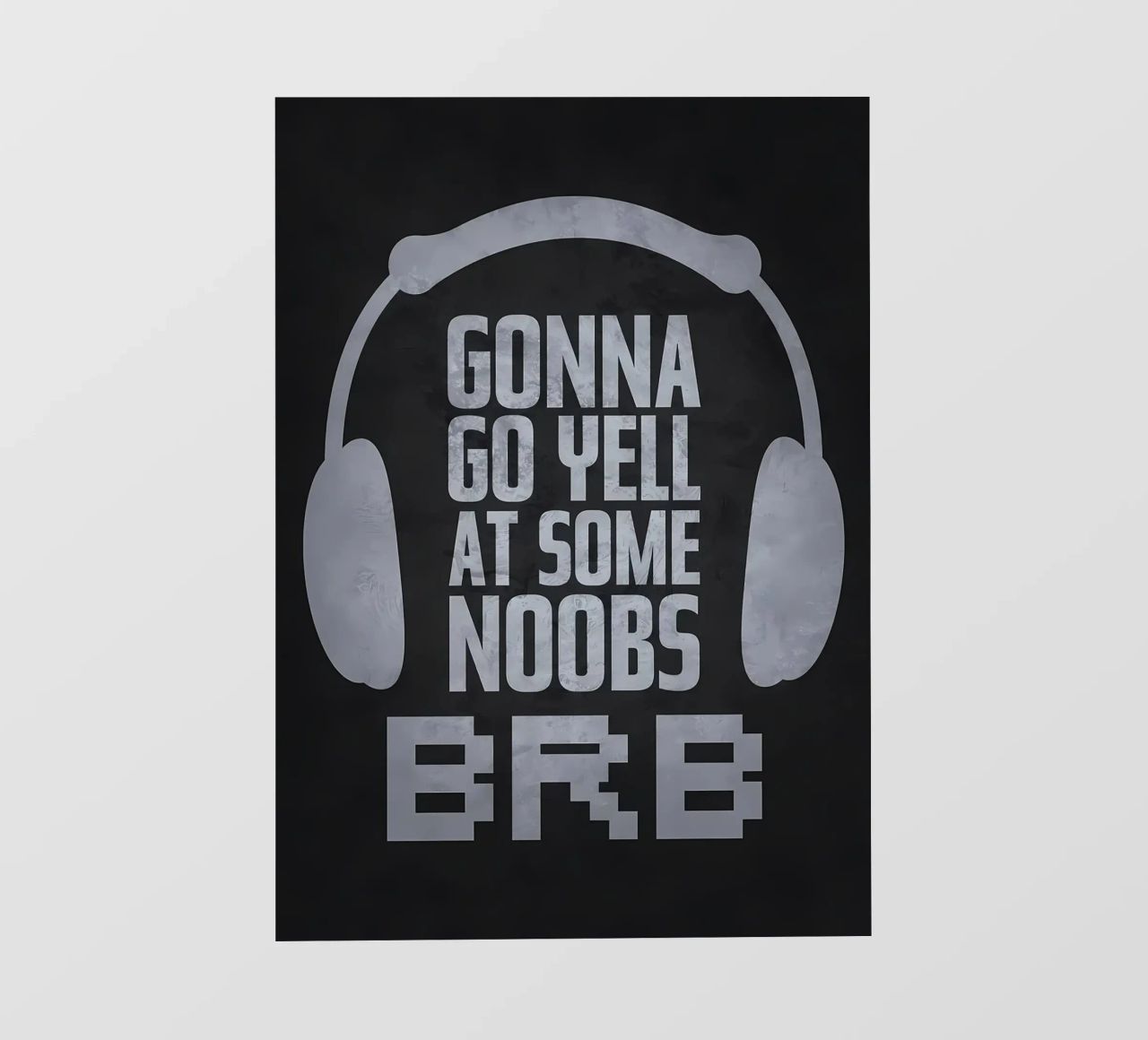 Urlare ai noob BRB telo in pvc da Bassy