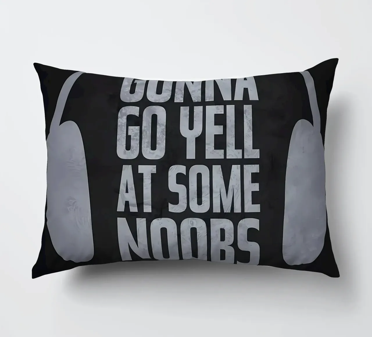 Gonna Yell At Noobs BRB decorative cushion by Bassy
