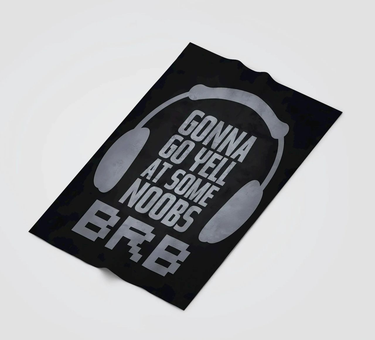 Urlare ai noob BRB coperta in pile da Bassy