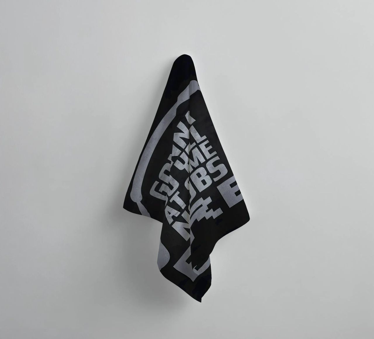 Tegen Noobs schreeuwen BRB badhanddoek van Bassy