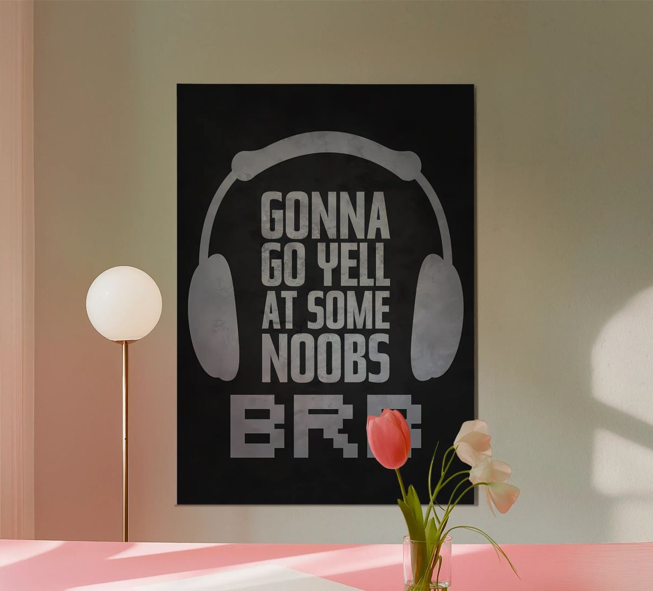 Urlare ai noob BRB alluminio dibond da Bassy