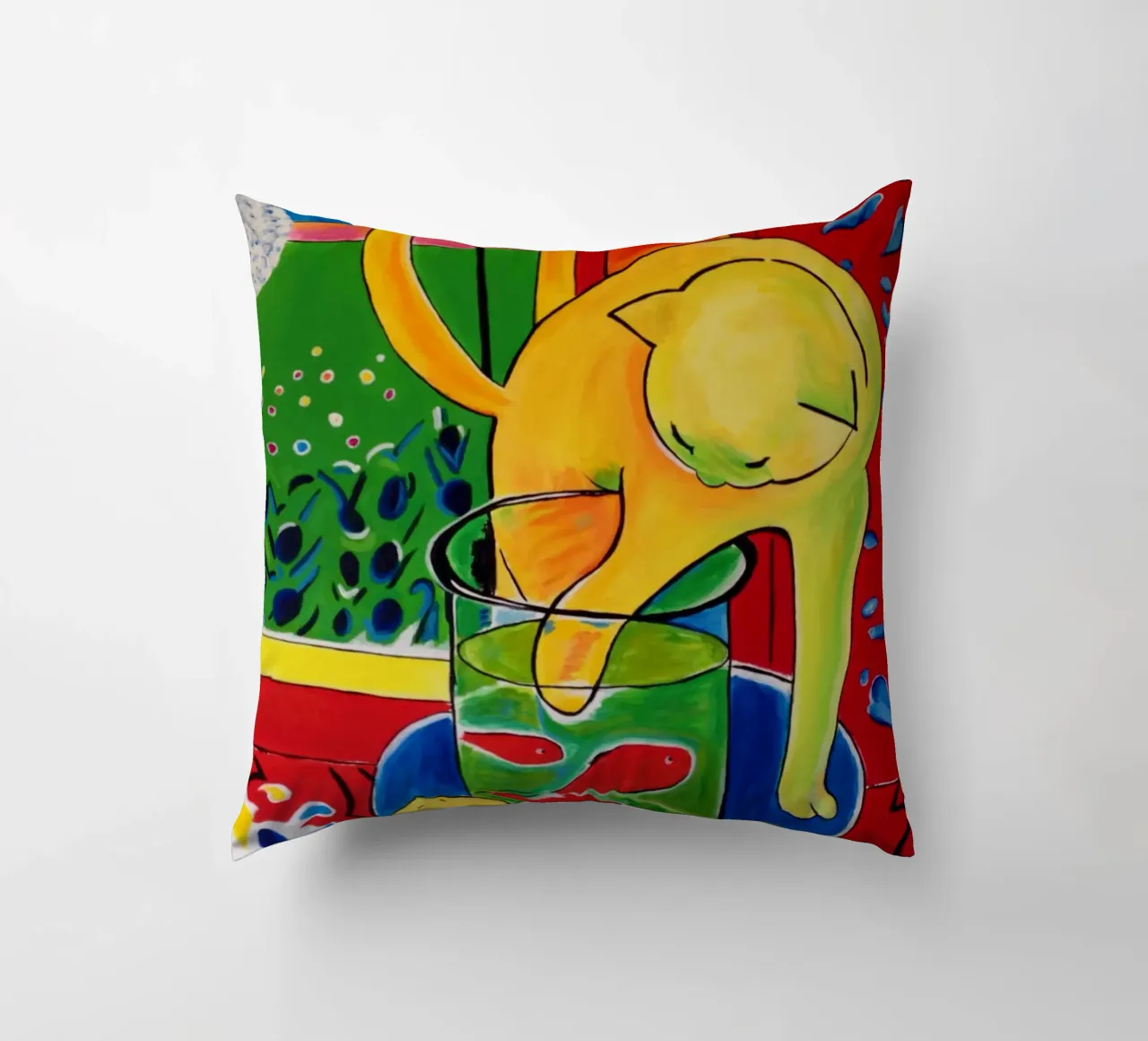 Cat And Fish - Henri Matisse decorative cushion by Perdana shop