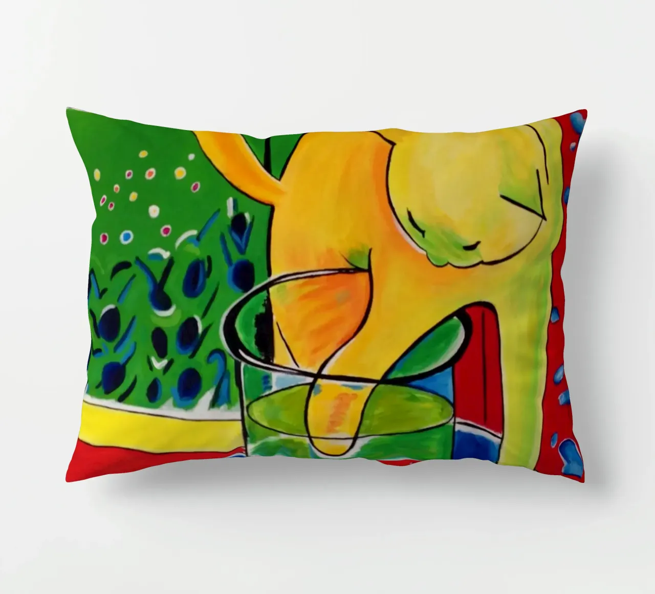 Cat And Fish - Henri Matisse decorative cushion by Perdana shop